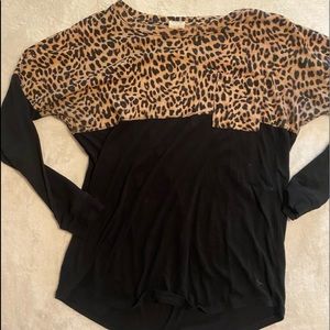 PINK leopard print shirt